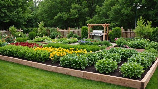 Explore stylish gardening beds for a flourishing kitchen garden